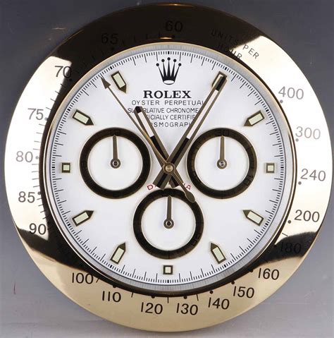 rolex window display|Rolex dealer clock for sale.